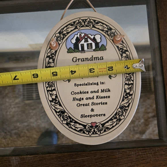 Trinity Pottery Grandma & Grandpa's Motto Hanging Plaque - Picture 3 of 6